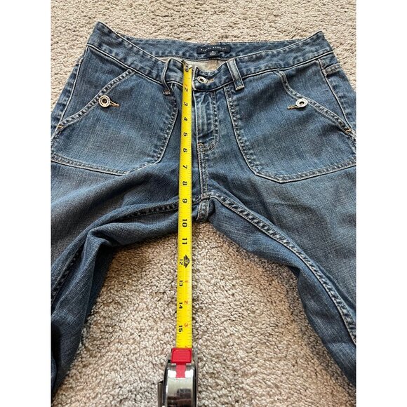 Banana Republic Womens Stretch Denim Jeans Bootcut Size 8 Stretch Button Pockets - Picture 4 of 8